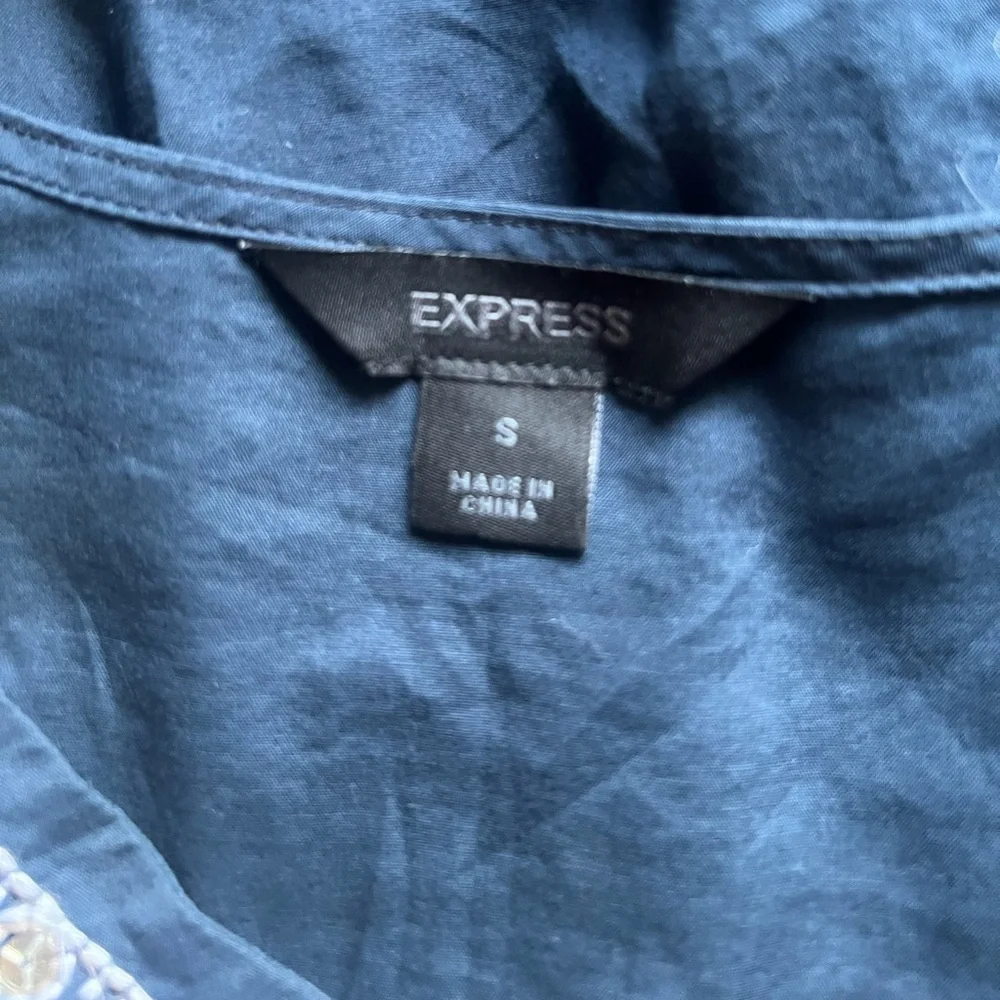 Express Navy Blue Blouse